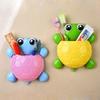 1pc-Cute Cartoon Tortoise Shaped Toothpaste Rack Strong Suction Cup Plastic Toothbrush Holder Bathroom Wall Suction Tooth Holder