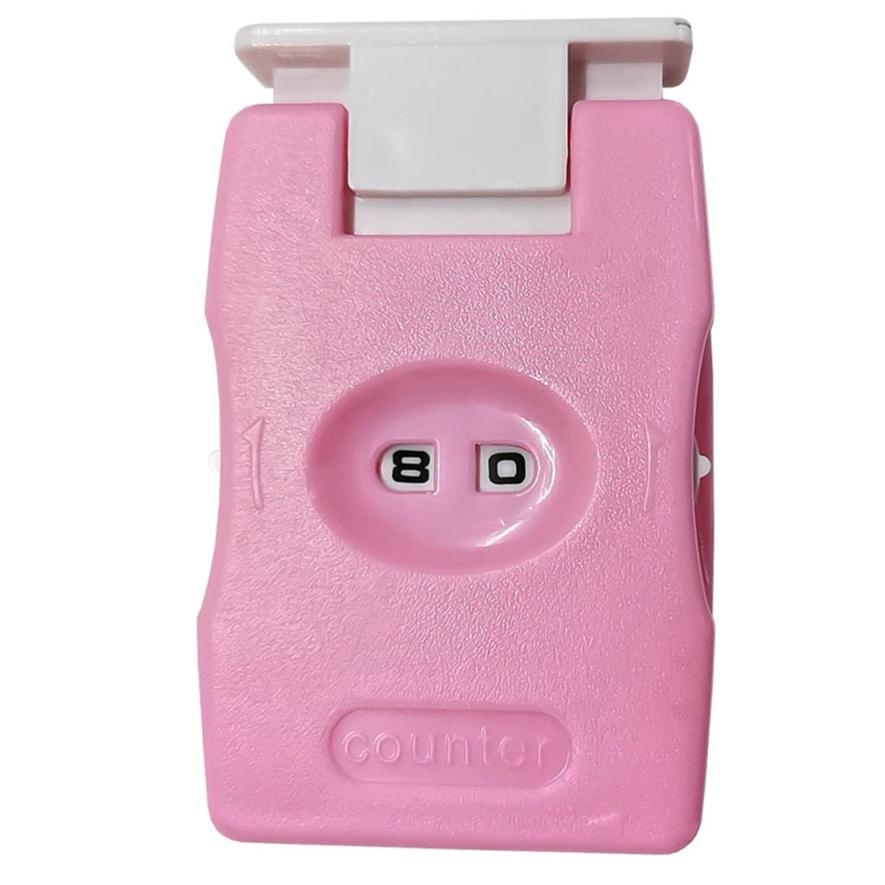 

Инструменты для вязания, Высококачественный счетчик пуговиц, Свитер, Счетчик вязания, Ручной счетчик None розовый