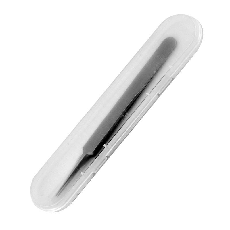 Stainless Steel Blackhead Remover Tweezers Set with Bent Tips for Acne and Pimple Extraction.