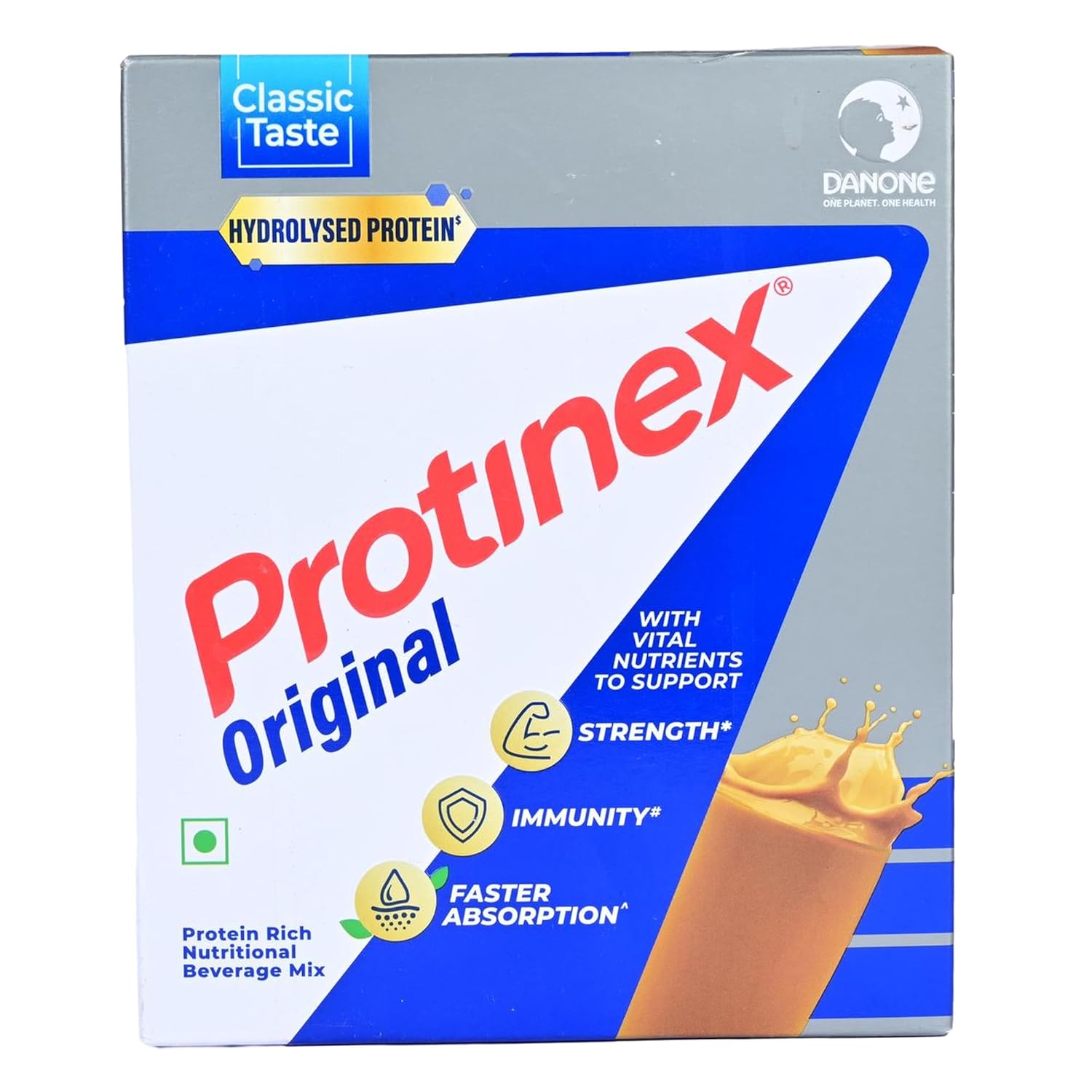Protinex Original Nährstoff-Protein-Mix für Erwachsene 230 g Beutel Hoher Proteingehalt Vitale Nährstoffe Kraft Immunität