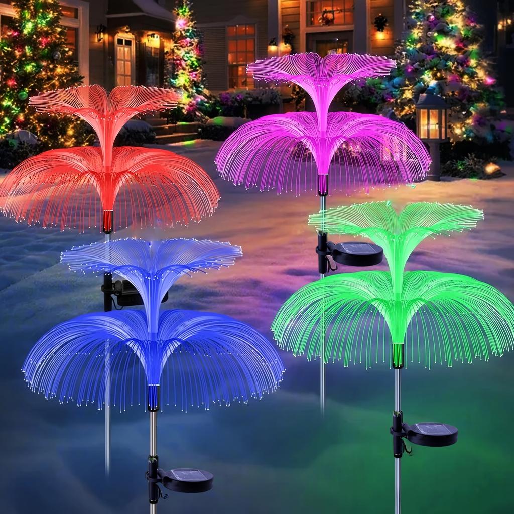 Christmas Jellyfish Garden Light Solar RGB Conversion Light Suitable for Wedding , Courtyards, Lawn Terraces Christmas Decoration