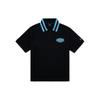 Polo Shirts Unisex Black Polo Collar Moderate Straight Fit 3APQB0724-07BKS