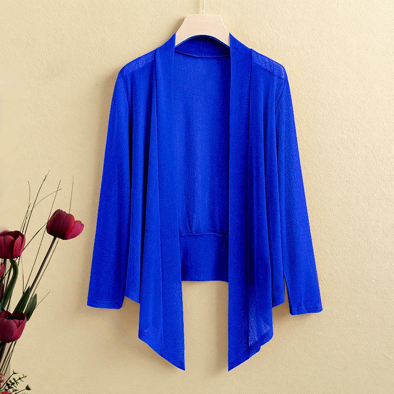 Spring Summer Sun Protection Clothing Women Shawl Oversized Outerwear Female Long Sleeve Cardigan Shirt Women Thin Coat Jacket