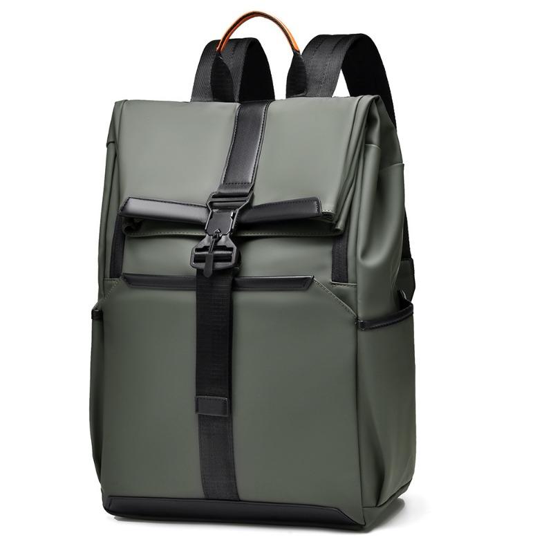 

Men s Backpack Folding Casual Student Schoolbag Storage Large-capacity Computer Travel Backpack армія зелений колір