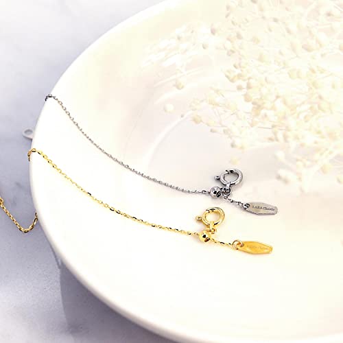 Lara Christie Adjustable Chain, Azuki PT850, Platinum, La97-0001-apt