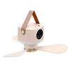 Battery Operated Ceiling Fan 4 Speed Settings IPX4 Water Proof USB Camping RV Tent Fan with Light Remote 7200mAh Battery