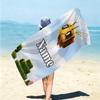 Personalized "Bees Sky Adventure" Beach Towel Microfiber Beach Towel Thin Absorbent for Beach Swimming Yoga Bath Sports. 0910345