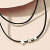 Gold Silver Color Dragonflies Flower Heart Star Pendant Necklace Long Rope Statement Necklace Jewelry Gift for Women