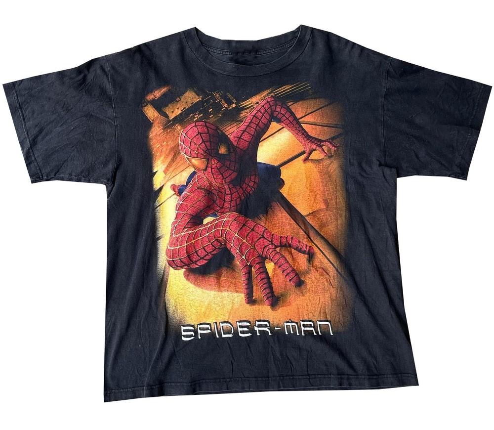 NEUES Spider-Man T-Shirt Film-Promo Toby Maguire Größe S bis 5XL Nachdruck Unisex T-Shirt