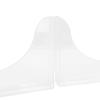 2pcs Acrylic Shower Splash Guard Clear Transparent Bathtub Water Blocker  For Bathroom Use