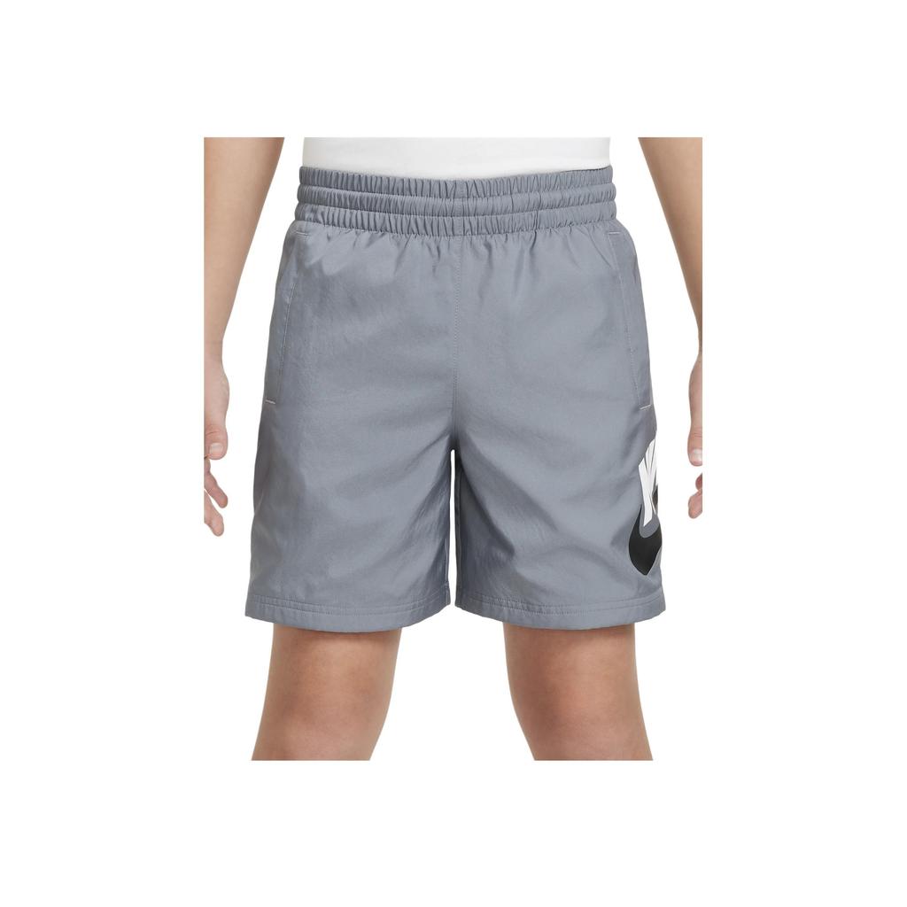 Nike Sportswear Woven Shorts With Letter Print Kids Shorts Smoke-Gray FN8756-084