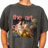 Romantic Art Graphic Tee, Garment-Dyed Shirt and Kids Tshirt, Valentine’s Gift, Couples Matching T-Shirt and Kids Tshirt