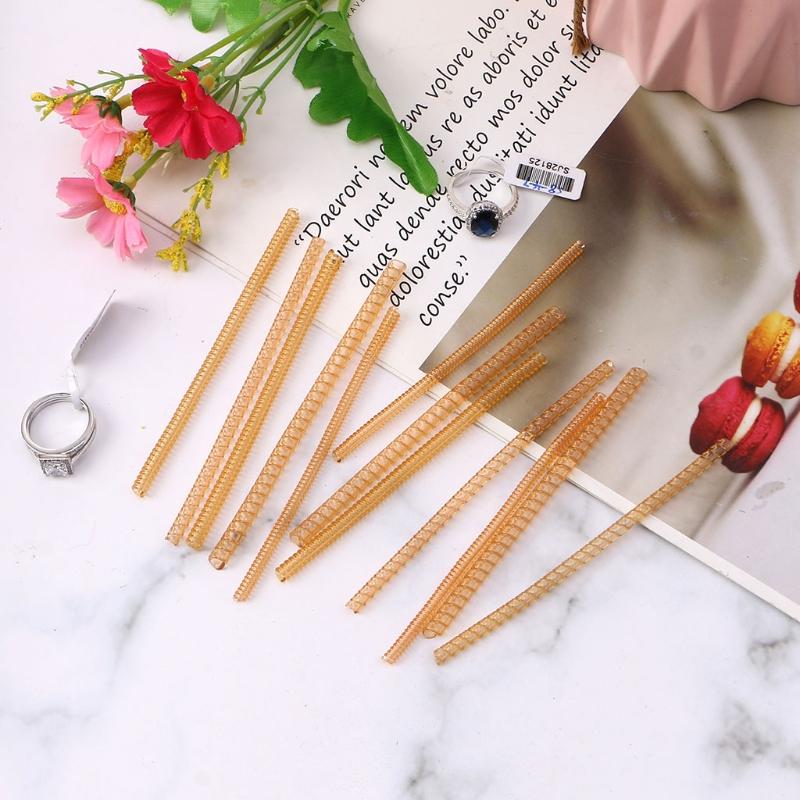 12 Pièces Ajusteurs de Taille de Bague Invisibles Garde Clip Invisible Redimensionneur Anneau de Garde Transparent Sizer Convient aux Hommes Femmes