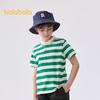 Balabala Boys' Striped Short Sleeve POLO Shirt