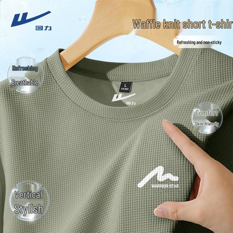 Warrior Men s Waffle Knit Short Sleeve T-Shirt XL