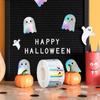 500pcs/roll Halloween Decorations Stickers Ghost Adhesive Stickers Room Decor Holographic Decals For Crafts Bottle Bags Book