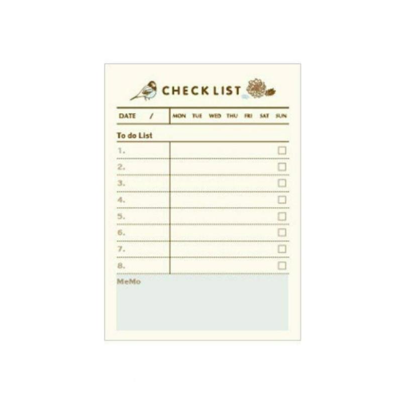 60 Sheets/set Stationery Notepad Notebook Diar Planner Schedule Memo Pad