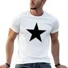 Simple Black Star Tshirt Work Comfort Tshirt For Unisex