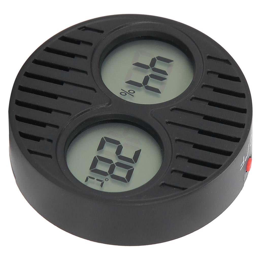Round Hygrometer Thermometer  Celsius / Fahrenheit  Digital Display High Accuracy Cigar Box Humidor Temperature Monitor
