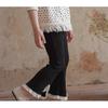 Girls' Spring/Fall Lace Trim Long Pants Baby Casual Design Split Bell-Bottom Pants