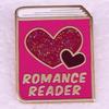 Romantic Heart Book Brooch
