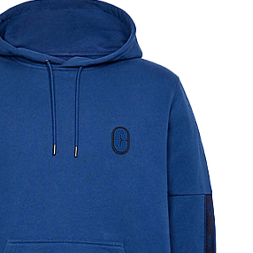 Coach FW21 Logo Stripe Pullover Long Sleeve Sweatshirt Men sweatshirt Blue C5231-BFH