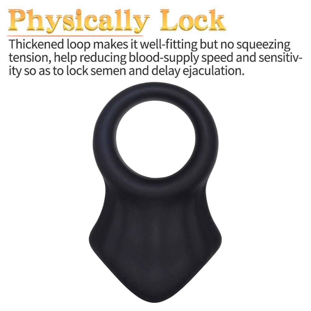 Reusable Penis Ring Scrotum Bondage Cock Ring Sex Toys for Men Chastity Cage Testicle Bondage Lock Ring Adult Sex Product Shop