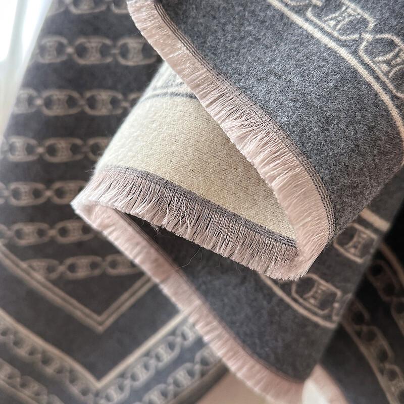 Women's Korean Style Chain Print Warm Scarf