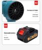Dual-Purpose Handheld High-Power Electric Turbine Blower with Lithium Battery