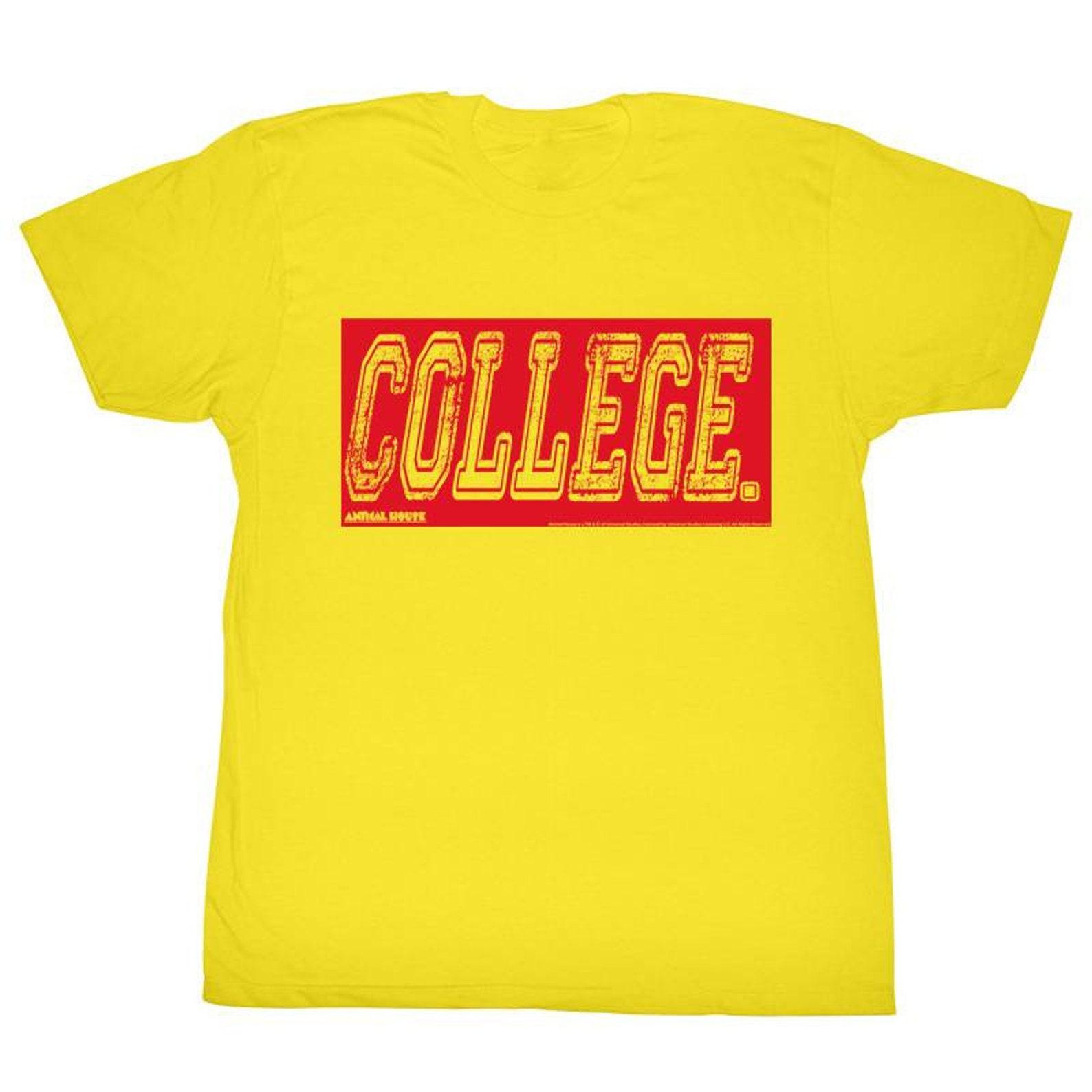 Animal House College Yellow Adult T-Shirt XL