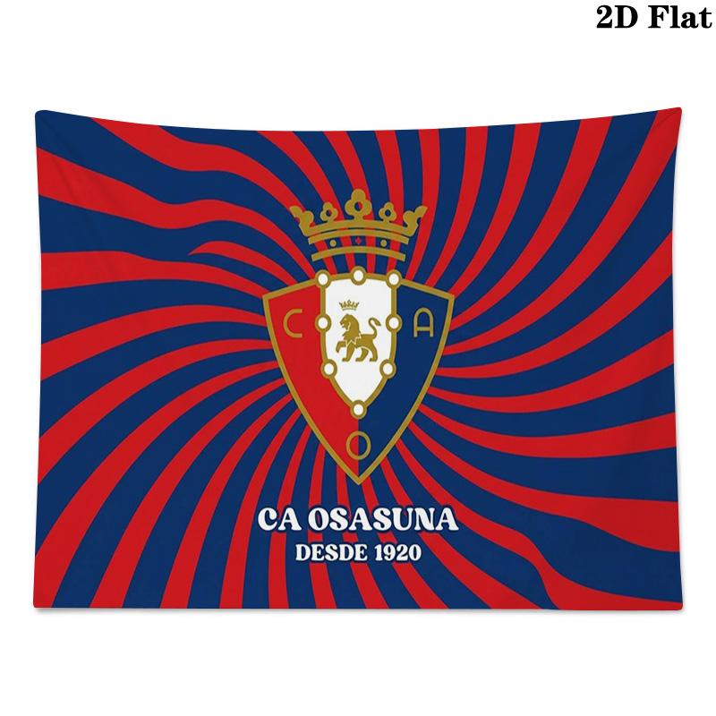 Osasuna Wall Tapestry Aesthetic Wall Hanging Printed Fabric Blanket Decorative Tapestries for Bedroom Living Room Home Decor