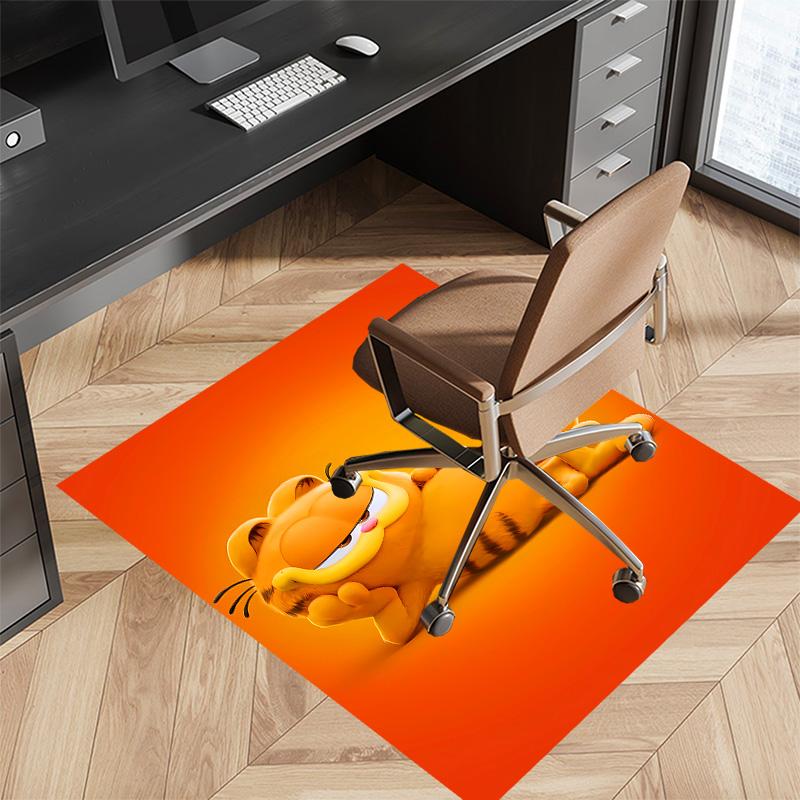 Cute Garfield Printed Absorbent Washable Carpet, Non-Slip Bathroom Mats, Kitchen Rugs, Yoga Mat,Living Room Entrance, Camping Picnic Rugs