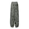 Women Casual Plus Size Print Elastic Waist Straight Loose Haren Long Pants