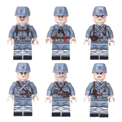 Militärpuppe Baustein Achte Route Armee Soldat Puppe Puzzle Montage Kinderspielzeug