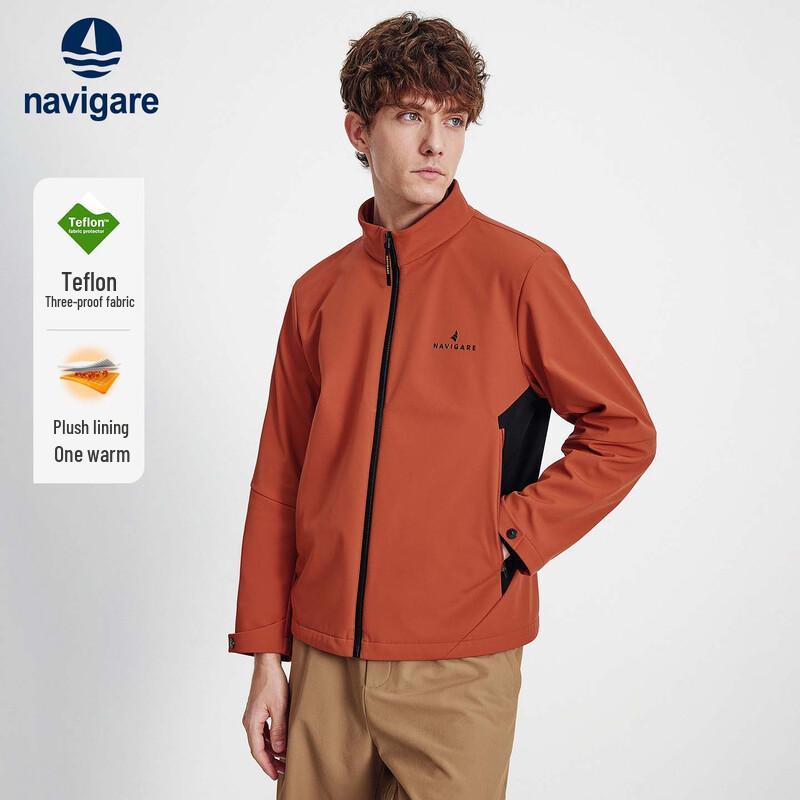 

Navigare Men s Autumn/Winter Triple-Proof Fleece-Lined Jacket L