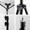 Metal Aluminum Alloy Portable Photography Tripod Light Stand with 1 4 Screw for LED Ring Light Softbox Phone Camera