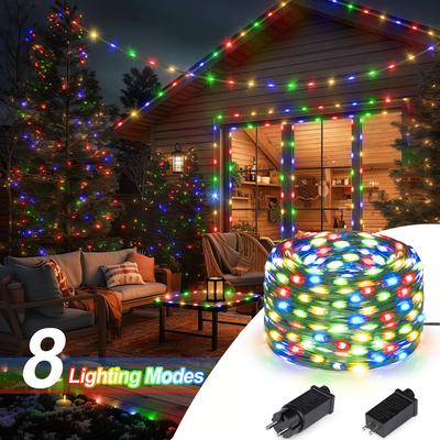 10M-100M Christmas Lights LED String Lights Outdoor Garden Waterproof Lamp Garland Fairy Light For Indoor Home Room Xmas Decor