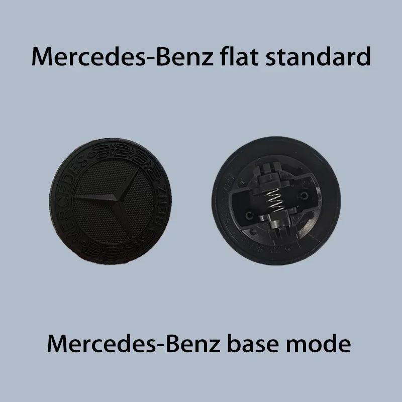 

Car Sticker 2026 New For Benz Mercedes Benz Flat Hood Bonnet Logo Emblem Badge automobile Accessorie G350 G500 G55 G63 G65 Star