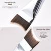 Doppelköpfiger Meerjungfrauen Foundation Pinsel Make-up Pinsel Klar und Spurlos Masken Pinsel Weiches Haar mit Schaber Beauty Pinsel
