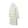 Li-Ning Solid Color Zipper Hooded Long Down Jacket Women outerwear AYMV366-3