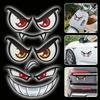 3types Car Night Light Safety Reflective Stickers Devil's Eyes Reflective Warning Stickers Auto Decoration Exterior Accessories
