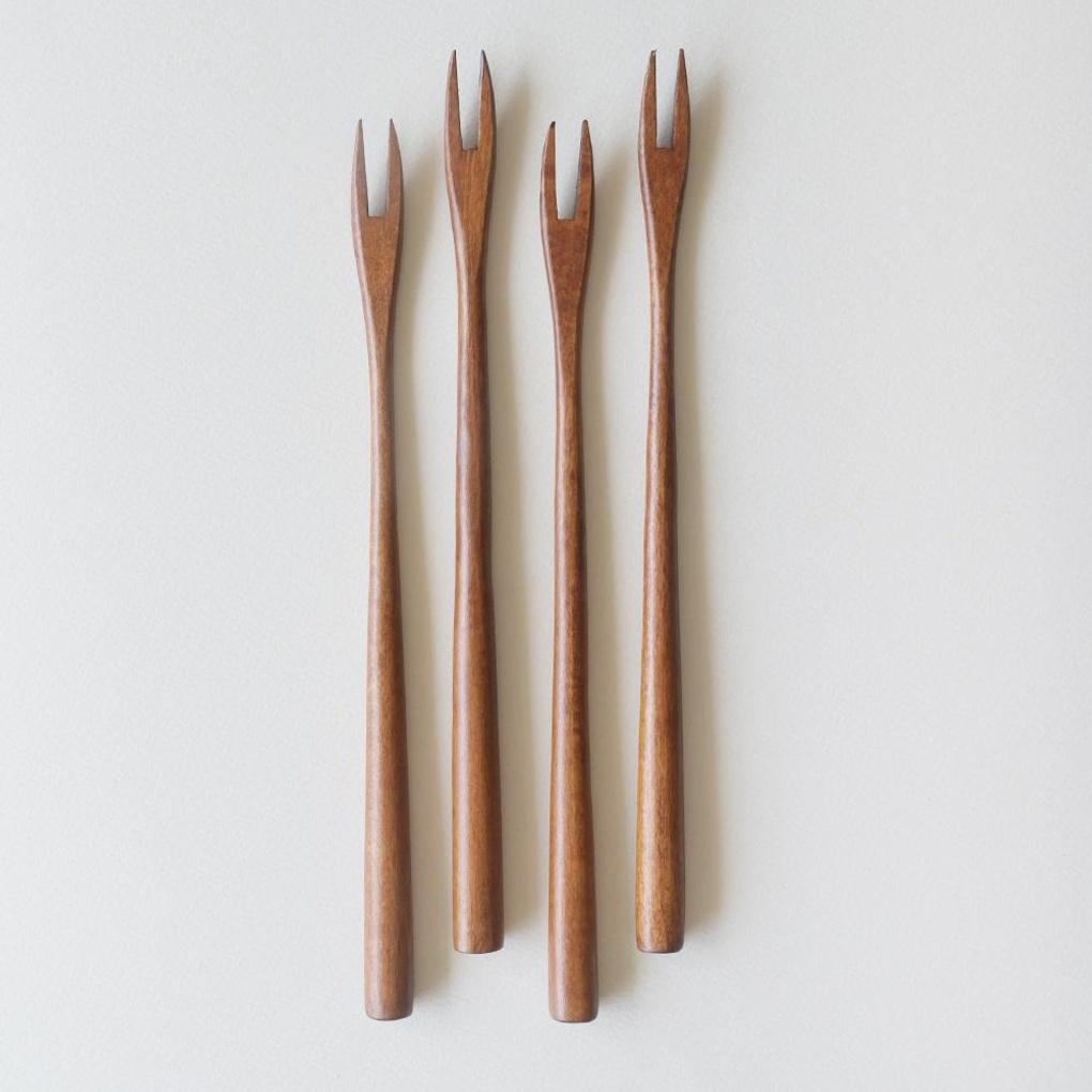 

Romwood Rosewood Wooden Long Tea Fork