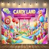 One Banner for a Candy Kingdom Castle Party - for Birthdays, Weddings, and Home Decoration