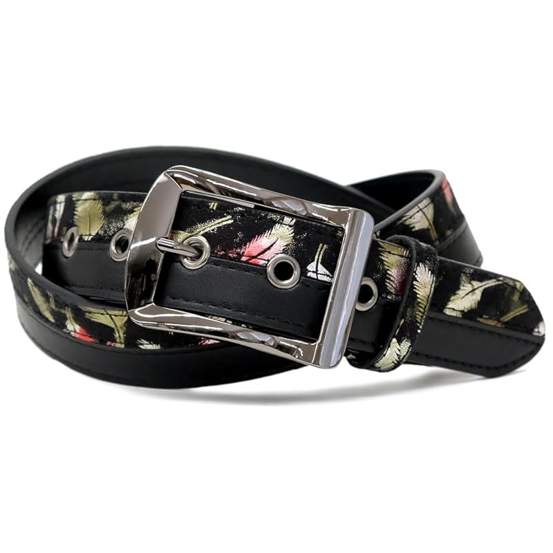 

[BEEL] belt men s casual Japanese pattern design size adjustable Fashionable black