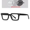 Blue Frame Light Blocker PC Shortsighted Prescription Eyeglasses for Women TR90 Material Myopic Photochromic Eyeglasses -0.5 -0.75 To -6.0