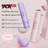 Easy Clean Shaver Women Dual-Head Electric Shaver, Rechargeable IPX7 Waterproof Bikini Trimmer, Trimmer Hair Removal Epilator for Face Body Underarms