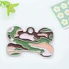 Personalized Bone Metal Identity Card Multicolor Customizable Name Dog Cat ID Tag Anti-lost Pendant Collar Pet Supplies Keychain