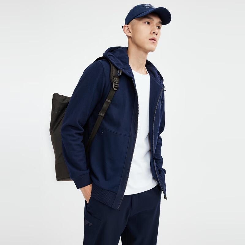 SEPTWOLVES Men's Hooded Knit Cardigan Jacket