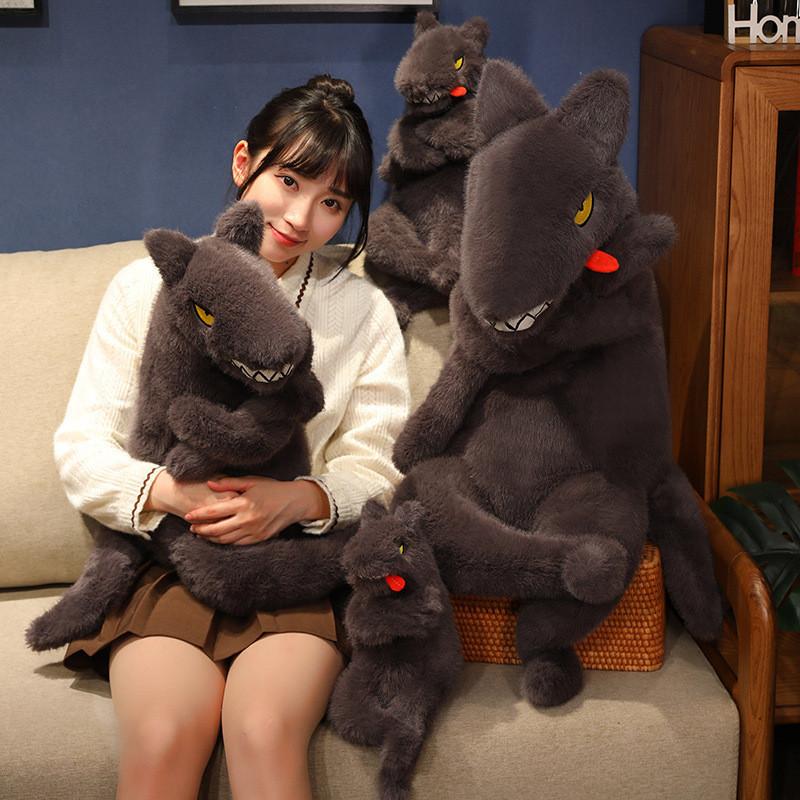 Adorable Plush Green Crocodile Cute Faux Wolf And Fox Stuffed Animal Toy For Kids