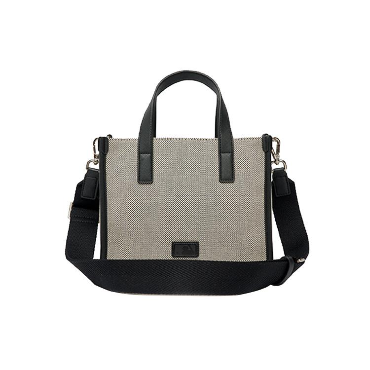New MLB Canvas Bag, Tote Bag, Shopping Bag, Handbag, Shoulder Bag Trumpets Unisex Black 3AORS062N-50BKS